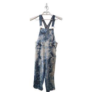 Pilcro by Anthropologie overalls womens 25 acid washed denim carpenter cropped